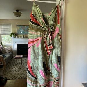 Jason Wu Multicolor V-Neck Dress